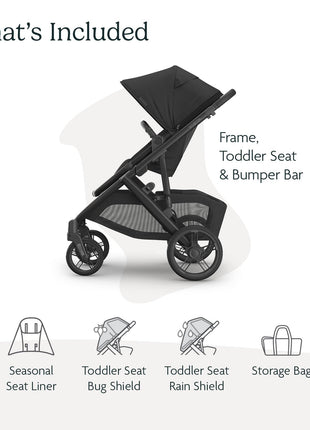 UPPAbaby Vista V3 Convertible Single-to-Double Stroller - Jake