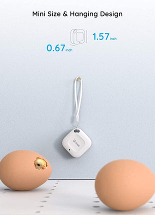 Govee Bluetooth Hygrometer Thermometer, Wireless Thermometer, Mini Humidity Sensor with Notification Alert, Data Storage and Export, 262 Feet Connecting Range