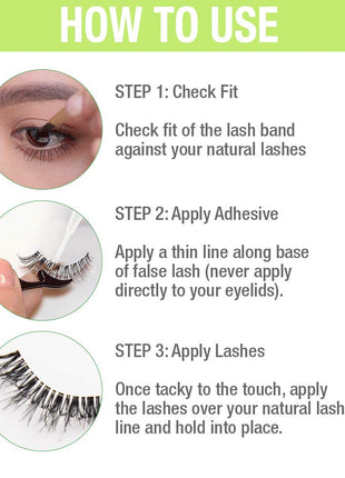 DUO Brush-On Clear Lash Glue –Waterproof Strip Lash Adhesive with Vitamins A, C & E, Long Lasting Eyelash Glue, 0.18 oz, 1 Pack