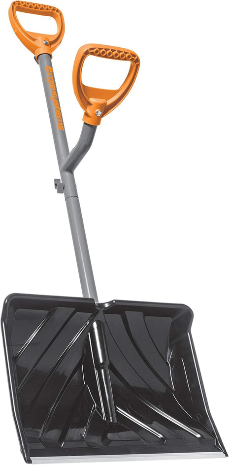 ErgieShovel ERG-BWRK16 Strain Reducing Steel Impact Resistant Bow Rake, Snow Shovel