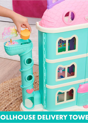 Gabby's Dollhouse, Purrfect Dollhouse with 15 Pieces Including Toy Figures, Furniture, Accessories and Sounds, Kids Toys for Ages 3 and up