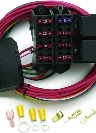 Painless Performance 70217 Cirkit Boss Weather Sealed Auxiliary Fuse Block, 7 Ignition-Hot Circuits