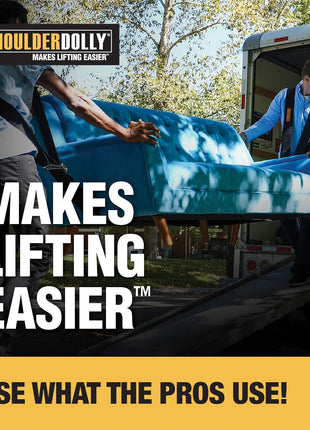 Shoulder Dolly Moving Straps - Lifting Strap for 2 Movers - Move, Lift, Carry, And Secure Furniture, Appliances, Heavy, Bulky Objects Safely, Efficiently, More Easily Like The Pros - LD1000