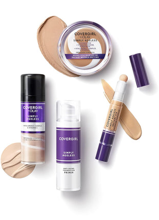 COVERGIRL & Olay Simply Ageless Instant Wrinkle-Defying Foundation, Creamy Natural 0.44 Fl Oz (Pack of 1)