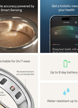 OURA Ring 4 Smart Ring - Gold - Size 7