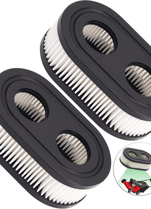 593260 Air Filter 593260 798452 334404 Air Cleaner Cartridge Filter, Lawn Mower Air Cleaner Replacement Filters for 4247 5432 5432k 09P00 09P702 550E 500EX 550EX 625 575EX Series Engine (2Pcs)