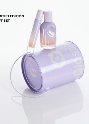Glossier You Fleur Duo Perfume Gift Set: Fresh Floral Eau de Parfum with Ylang-Ylang, Apricot Skin & Ambrox Notes