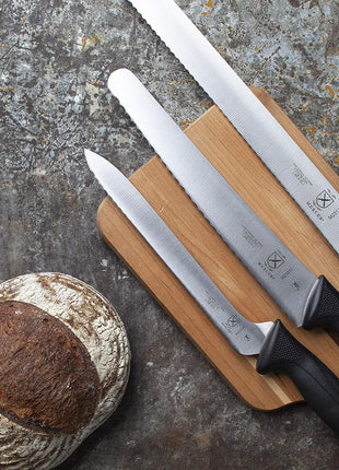 Mercer Culinary M23210 Millennia Black Handle, 10 Inch Wide Wavy Edge, Bread Knife