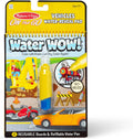 Melissa & Doug On The Go Water Wow! Mess Free Coloring Book, Reusable Water-Reveal Activity Pad, Vehicles, Travel Toys, Party Favors, for Toddlers & Kids Ages 3+ - FSC Certified