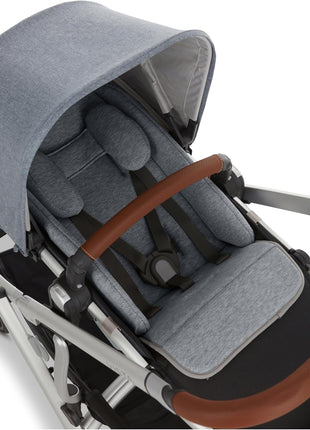 UNIQUIFY Insert Liner Seat Compatible with Uppababy Vista, Vista V2, Cruz, Cruz V2, RUMBLESEAT V2 and RUMBLESEAT V2+ (Grey) (Grey)