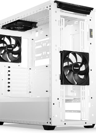 be quiet! Shadow Base 800 DX White ARGB – ATX Mid-Tower Gaming PC Case, High Airflow Design, Tempered Glass, E-ATX Support, 420mm Radiator Ready – BGW62