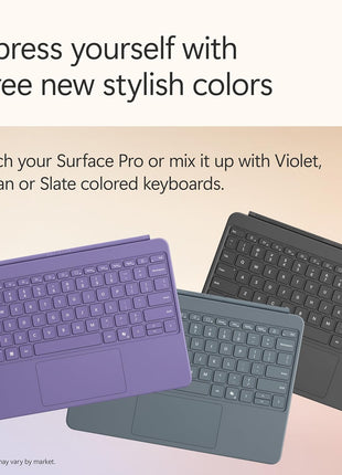 Microsoft Surface Pro 2-in-1 Laptop/Tablet (2025), Windows 11 Copilot+ PC, 12 inch Touchscreen Display, Snapdragon X Plus (8 Core), 16GB RAM, 512GB Storage, Platinum