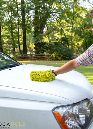 DOCA Car Wash Equipment - Car Wash Mop Attachment - Other Options Include Squeegee, Kit, Mitt, Soft Bristle Brush with or Without Long Handle Extension Pole