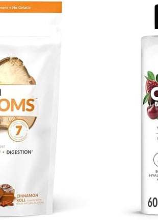 Force Factor Modern Mushrooms Soft Chews with 7 Mushrooms, Collagen Boosting Superfoods with Biotin for Hair Skin Nails, 60 Soft Chews Each