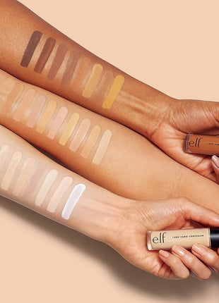 e.l.f. 16HR Camo Concealer, Full Coverage, Matte Finish Under-Eye & Blemish Corrector, Hydrating Formula, 16-Hour Crease-Resistant Wear, Light Ivory