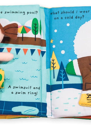 Melissa & Doug Soft Activity Baby Book - What Should I Wear?