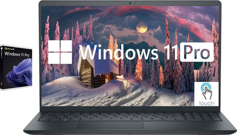 Dell Inspiron Touchscreen Laptop, 15.6 inch Business & Student Laptop Computer, Windows 11 Pro Laptop 32GB RAM 1TB SSD, Intel i5-1155G7 Processor, Full HD IPS Display, Numeric Keypad, HDMI, Carbon Black