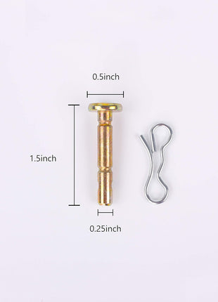 Shear Pins and Cotters Pins (10 Pairs) for 738-04124A Troy Bilt 714-04040 738-04124 Snowblowers Replacement