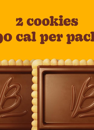 Bauducco Choco Biscuit Cookies ??Crispy Chocolate-Covered Biscuits, Individually Wrapped for Snacking, Dessert, and Lunch Boxes, 15.2 oz (Pack of 24)