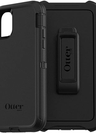 OtterBox iPhone 11 Defender Series Case - Black, Rugged & Durable, with Port Protection, Includes Holster Clip Kickstand