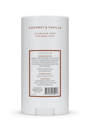 Native Deodorant Contains Naturally Derived Ingredients, 72 Hour Odor Control, Deodorant for Women and Men, Aluminum Free, Coconut & Vanilla 2.65oz