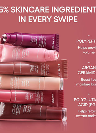 LANEIGE Glaze Craze Tinted Lip Serum: Hydrating Lip Serum for Glossy, Nourished Lips with Plumping Polypeptides