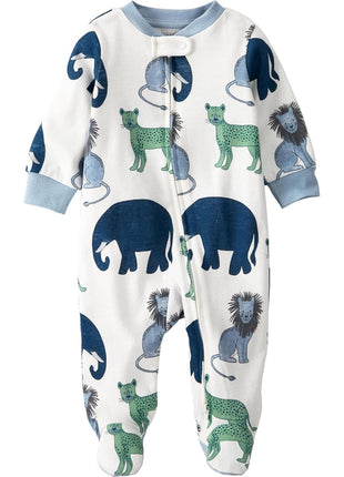 little planet by carter's unisex-baby Sleep and Play made with Organic Cotton, Botanical Butterfly Print, 3M