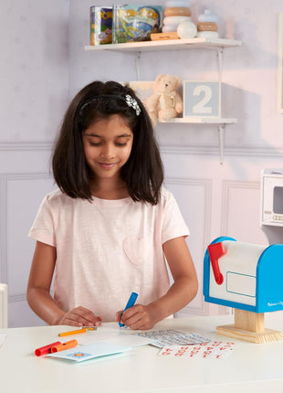 Melissa & Doug My Own Wooden Mailbox Activity Set and Educational Toy