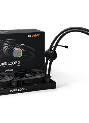 be quiet! Pure Loop 2 280mm | All in One Water Cooling System | Intel 1700 1200 1150 1151 1155 | AM5 AM4 | BW018