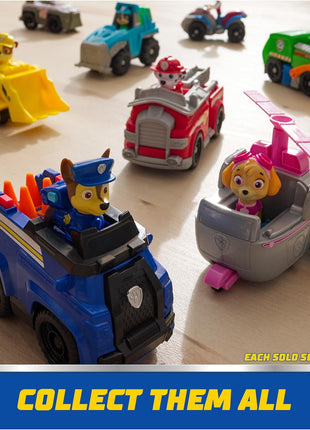 Paw Patrol, Marshall's Firetruck Toy Vehicle with Collectible Action Figure | Action Rescue Vehicle, Rolling Wheels, Movable Ladder, Pretend Play, Sustainably Minded, Kids Toys for Boys & Girls Ages 3+