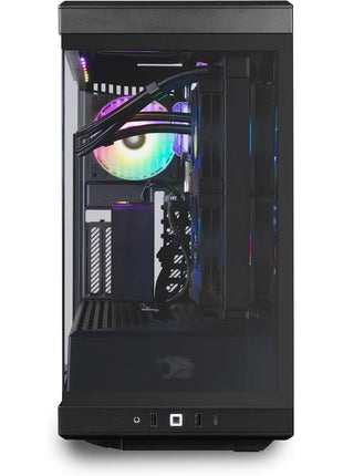 iBUYPOWER Y40 PRO Black Gaming PC Desktop Computer AMD Ryzen 9 7900X CPU, NVIDIA GeForce RTX 5070Ti 16GB GPU, 32GB DDR5 RGB 5200MHz RAM, 2TB NVMe SSD, Windows 11 Home, Keyboard, Mouse - Y40BA9N57T01