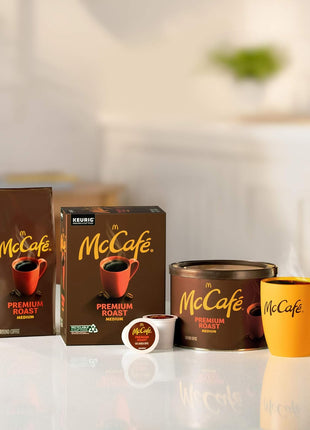 McCafe Premium Roast, Medium Roast Ground Coffee, 30 oz Canister