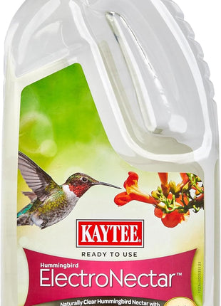 Kaytee Hummingbird ElectroNectar Wild Bird Food, Ready to Use, 64 Ounces