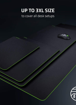 Razer Gigantus V2 Cloth Gaming Mouse Pad (XXL): Thick, High-Density Foam - Non-Slip Base - Classic Black