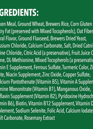 Greenies Cat Treats, Feline Veterinarian-Recommended Adult Natural Dental Treats, Catnip Flavor, 9.75 oz. Tub