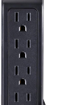 CyberPower CSB6012 Essential Surge Protector, 1200J/125V, 6 Outlets, 12ft Power Cord, Black
