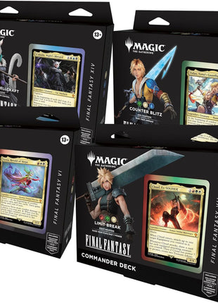 Magic: The Gathering - Final Fantasy Commander Deck Bundle (Includes All 4 Decks)