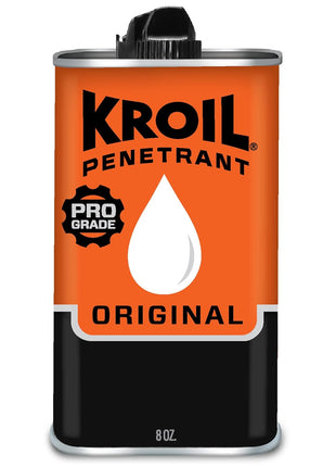 Kroil Original Penetrant - Rust Penetrating Lubricant - Corrosion Inhibitor Oil for Chains, Hinges & Stuck Metal Parts - Home & Industrial Use - Drip Can - 8 oz - 1 Pack (KL081)
