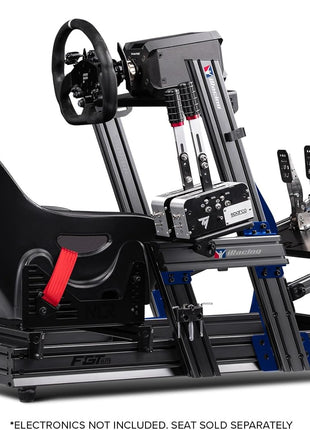 Next Level Racing F-GT Elite Formula and GT Aluminum Profile Simulator Cockpit iRacing Edition (NLR-E012) - PC