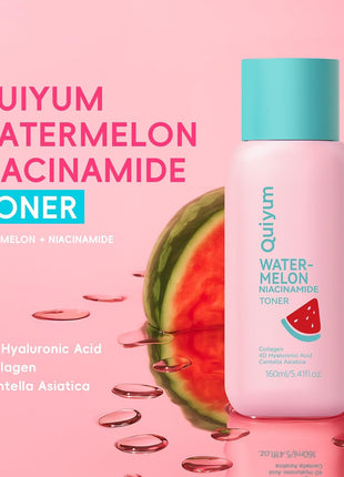 QUIYUM Watermelon Hydration Facial Toner - Facial Skincare 5.41 Fl.oz