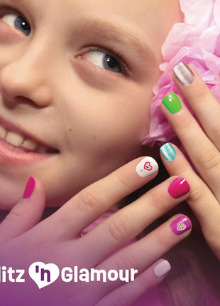 Nail Art Studio for Girls - Birthday Gift - Nail Polish Kit for Kids Ages 7-12 Years Old - Girl Gifts Ideas - Gift Set - Girly Stuff - Polish, Pens, Glitter, Stickers, Gems, Filer - 8 9 10 11 12 Year
