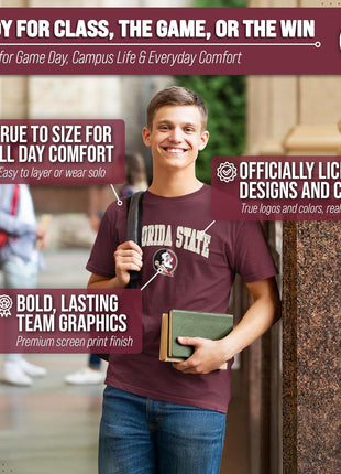 Campus Colors NCAA Unisex NCAA Adult Gameday Cotton T-Shirt
