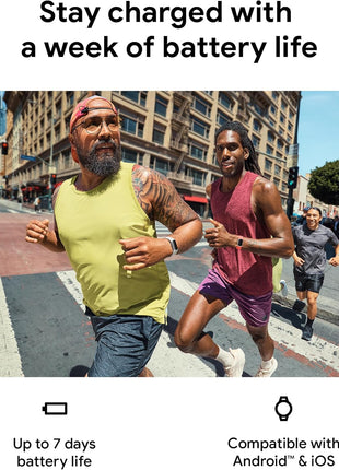 Fitbit Charge 6 Fitness Tracker with Google apps, Heart Rate on Exercise Equipment, 6-Months Premium Membership Included, GPS, Health Tools and More, Obsidian/Black, One Size (S & L Bands Included)