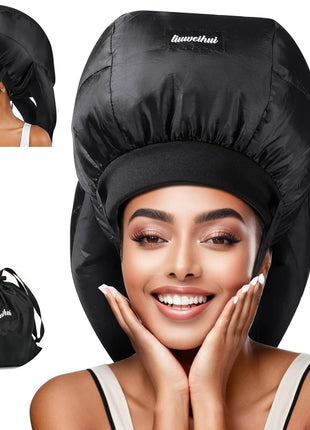 Large Bonnet Hooded Dryer Diffuser Attachment, Ideal Hair Diffuser for Curly Hair, Your Ultimate Solution - Spacious Capacity Blow Dryer Cap for Rapid Styling of Curls