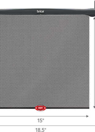Munchkin Brica Sun Safety Car Window Shade with Heat Alert, Helps Block UVA/UVB Rays, 2 Pack, Black