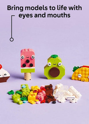 LEGO Classic Creative Food Friends Building Toy Set - Pretend Play Food for Kids, Boys and Girls, Ages 4+ - Learning and Educational Toy for Preschool - Gift Idea for Birthdays - 11039
