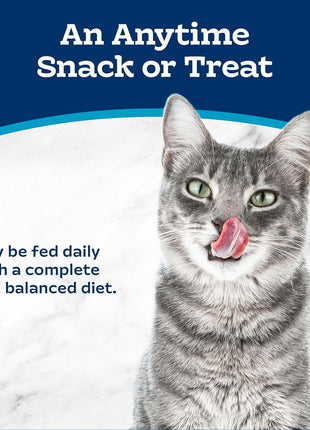 Blue Buffalo Tastefuls Mini Purées, Adult Cat Natural Single-Serving Snack, 4-Count Variety Pack Chicken and Tuna, 0.5 oz. (Pack of 4)