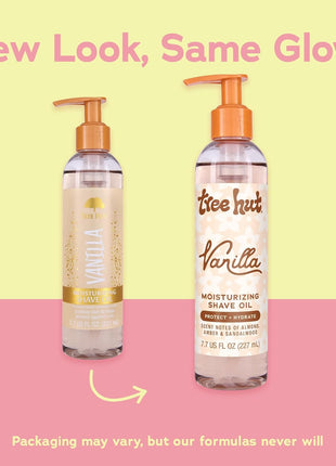 Tree Hut Moisturizing Shave Oil - Vanilla - 7.7 fl oz - Soothes Skin and Helps Protect Against Cuts - Made with Shea Butter