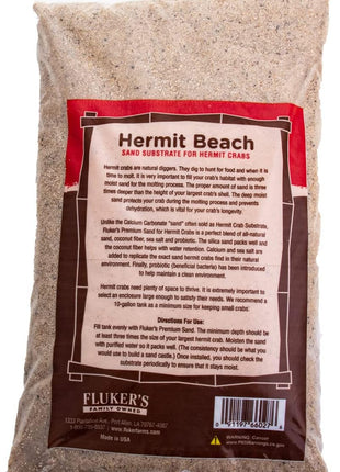 Fluker's All Natural Premium Hermit Crab Sand Substrate, Sand Mixture with Coconut Fiber, For Hermit Crab Tanks, 6 lbs.