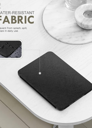 MoKo Case Fits 6 inch All-New Kindle (11th Generation-2024/2022 Release), Lightweight Shell Cover with Auto Wake/Sleep for Kindle 2024/2022 11th Gen e-Reader, Black